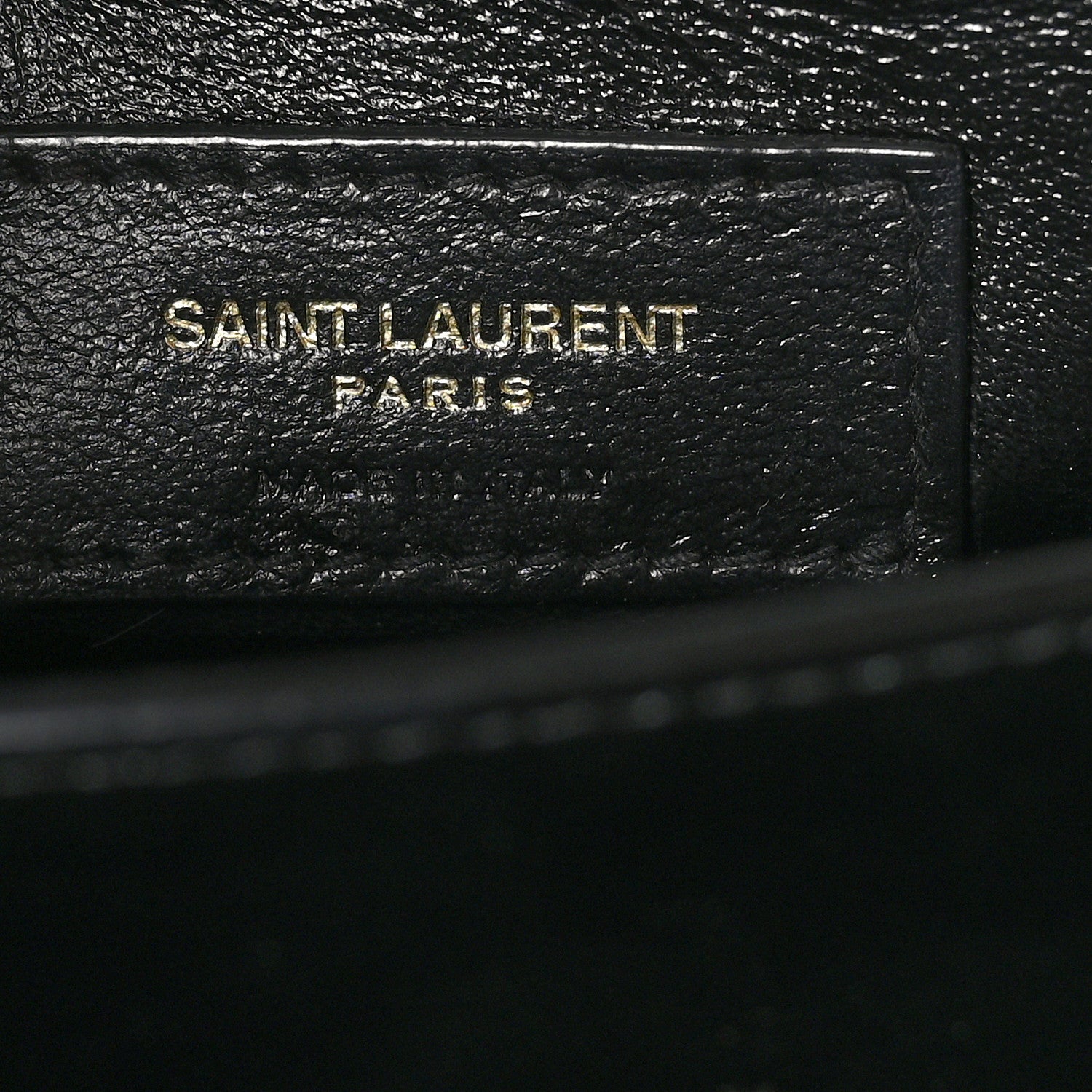 Saint Laurent Grain de Poudre Mini Classic Monogram Cassandra Top Handle Black 6 of 10