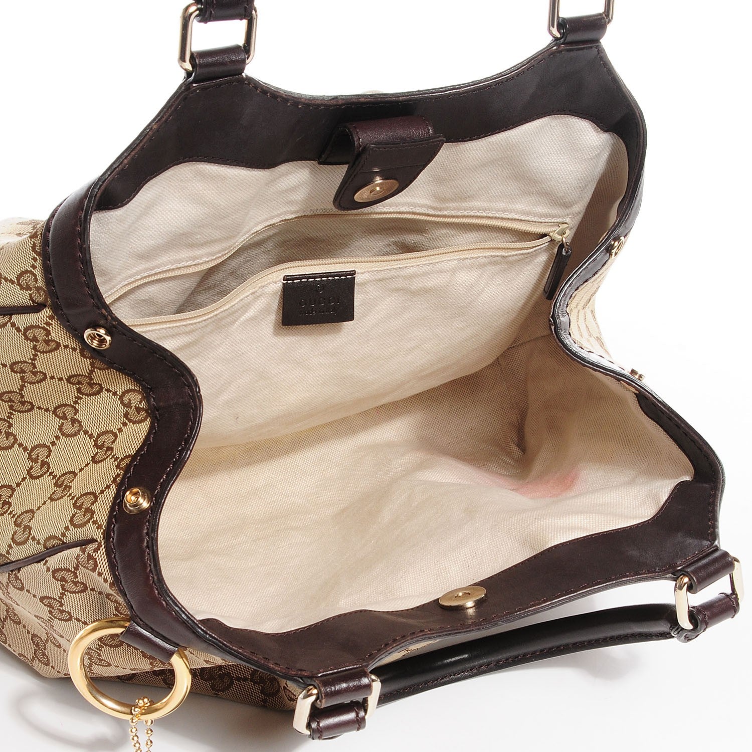 Gucci Monogram Medium Sukey Tote Dark Brown 7 of 7