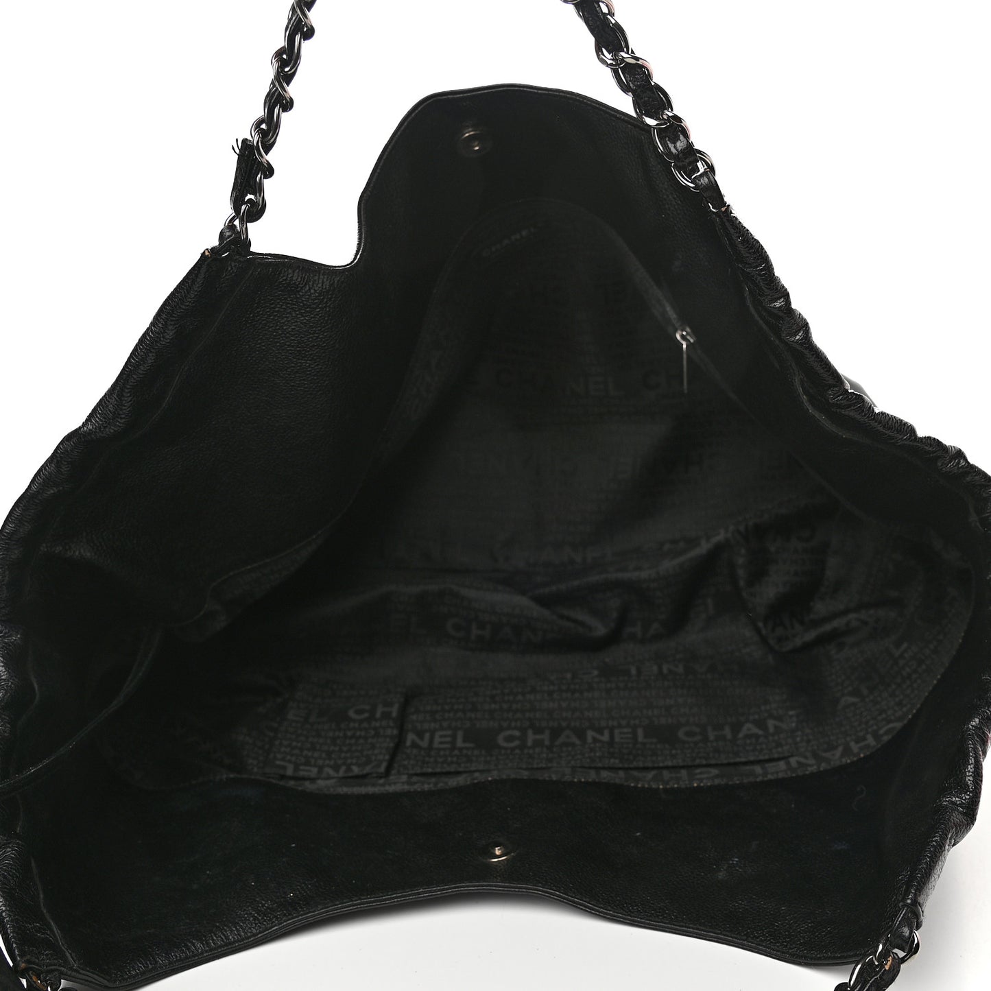 Calfskin Large Coco Cabas Black