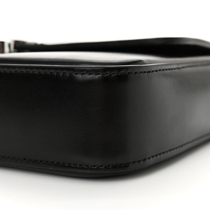 Celine Shiny Calfskin Triomphe Chain Shoulder Bag Black 10 of 12