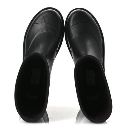 Chanel Caoutchouk CC High Boots 40 Black 2 of 13