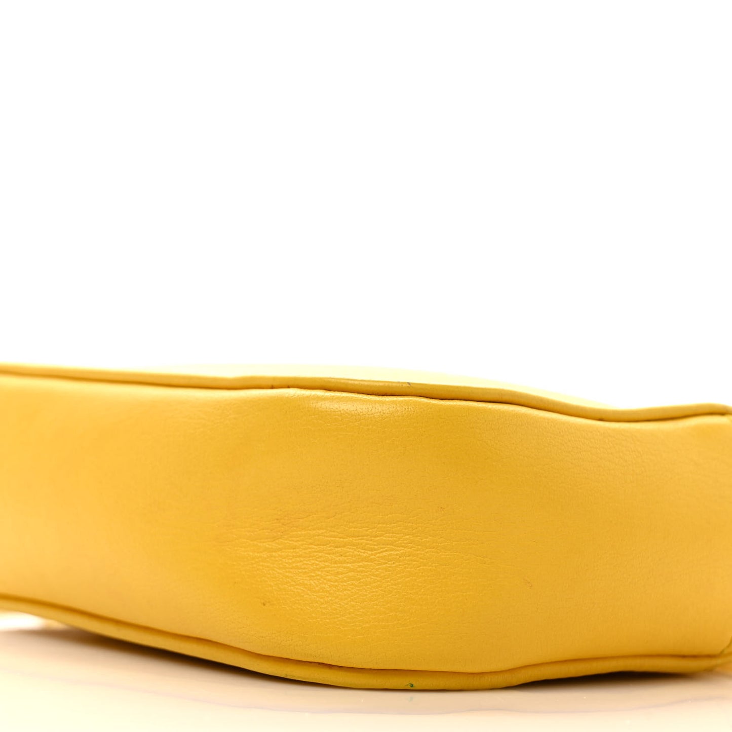 Smooth Calfskin Logo XS Everyday Camera Bag Jaune Soleil Black