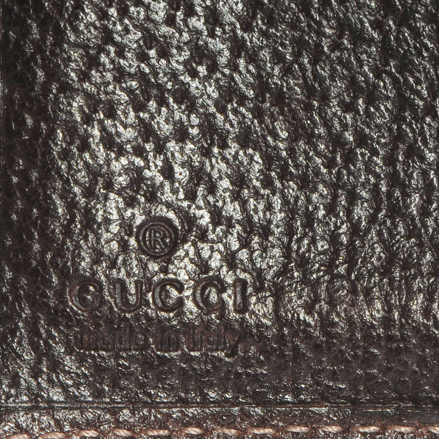Gucci Monogram Abbey Compact Wallet Dark Brown 7 of 7