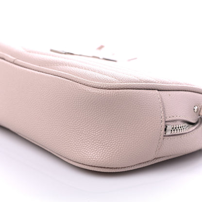 Saint Laurent Grain De Poudre Matelasse Monogram Mini Lou Camera Bag Marble Pink 9 of 11