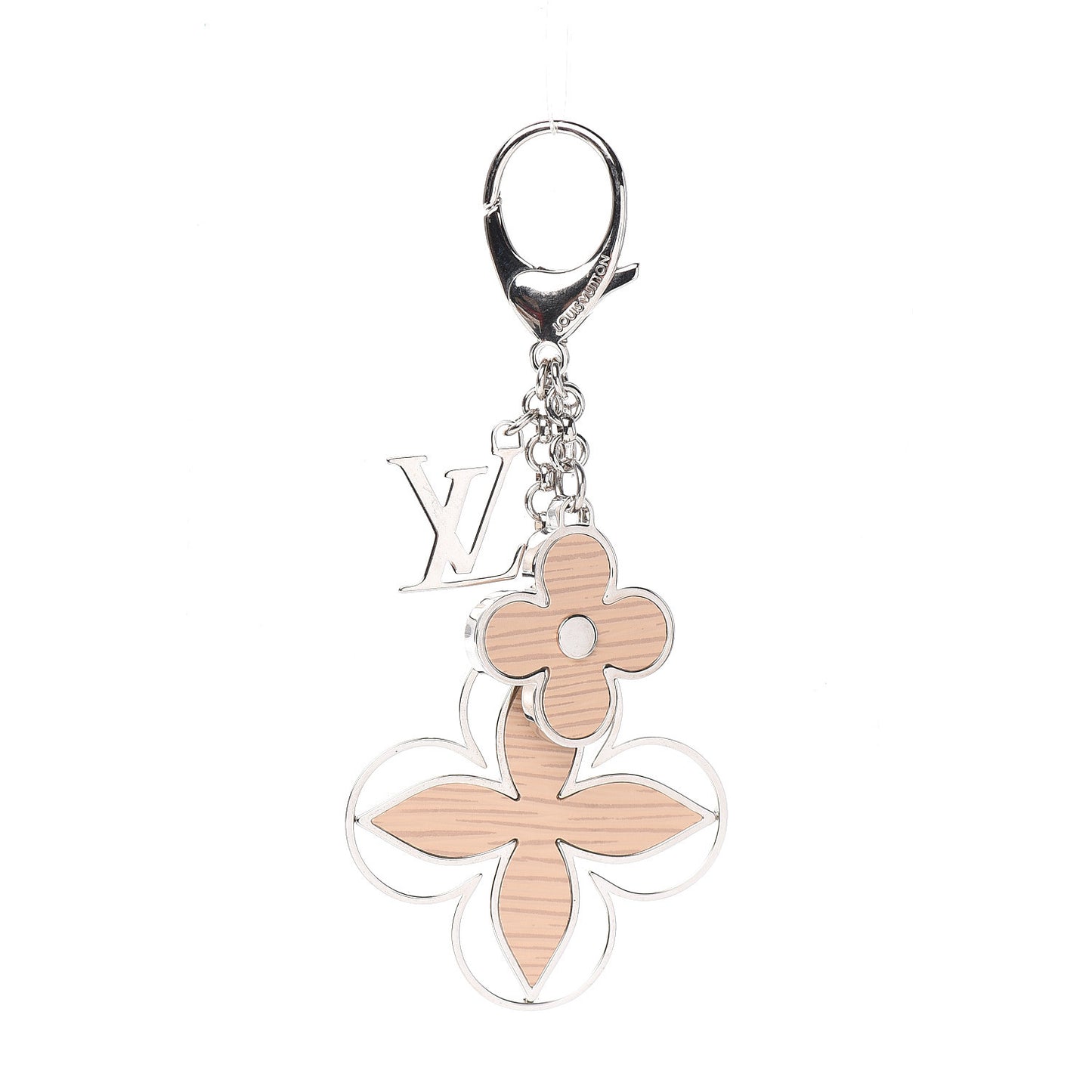 Fleur d Epi Bag Charm Key Holder Dune