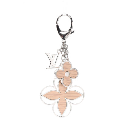 Louis Vuitton Fleur d Epi Bag Charm Key Holder Dune 1 of 3