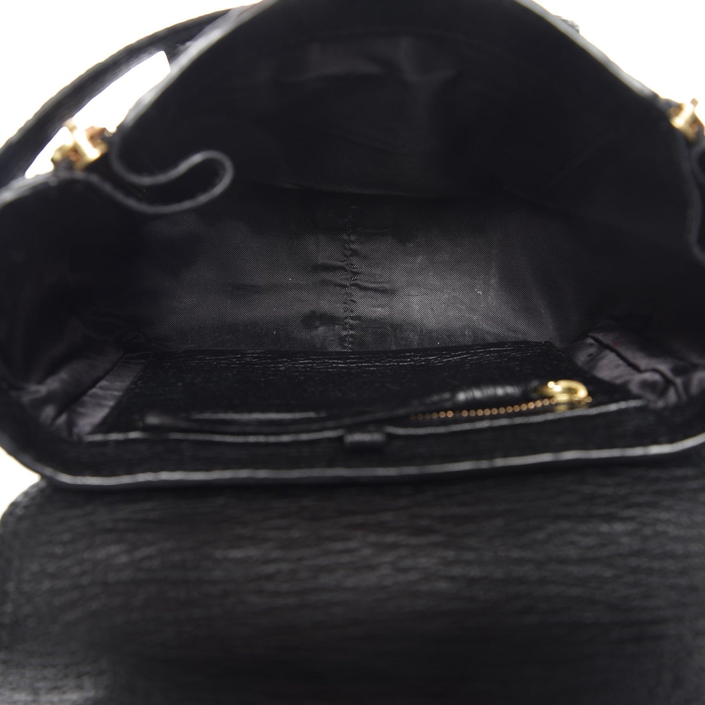 3.1 Textured Calfskin Mini Pashli Satchel Black