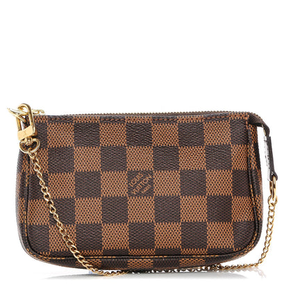Louis Vuitton Damier Ebene Mini Pochette Accessories 1 of 7