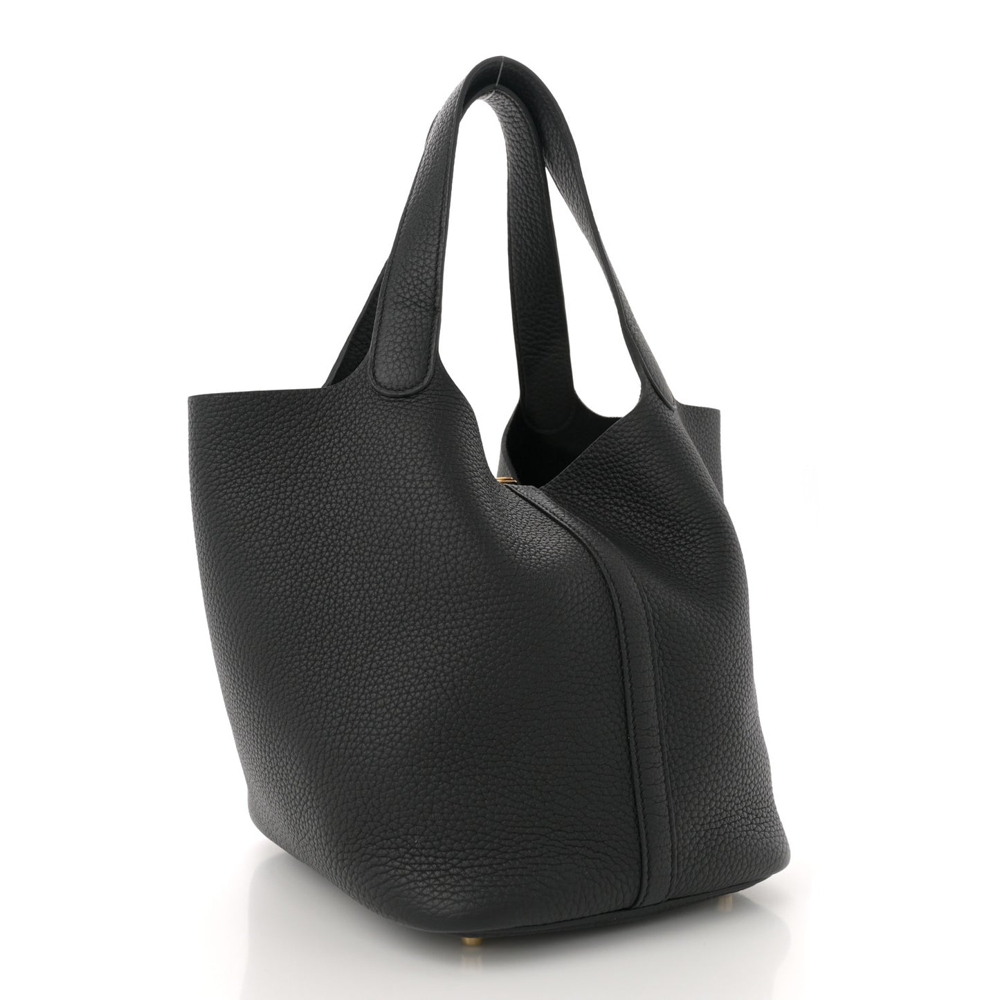 Taurillon Clemence Picotin Lock 22 MM Black