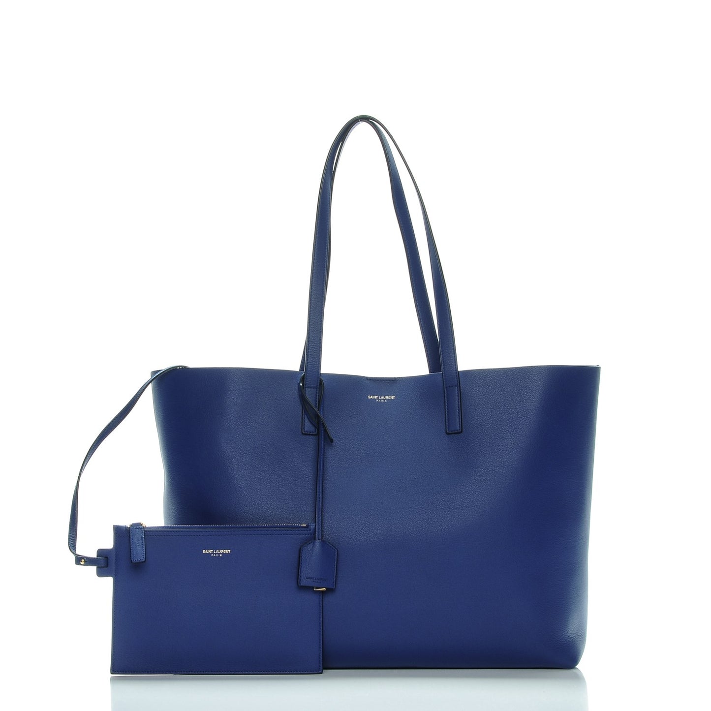 Calfskin Large Shopping Tote Ultramarine