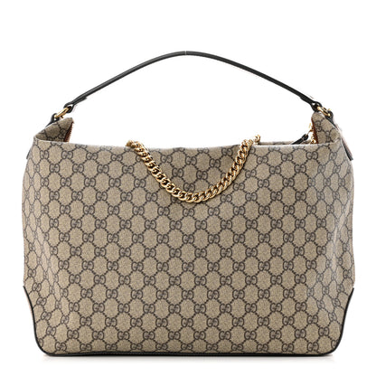 Gucci GG Supreme Monogram Large Linea A Hobo Light Brown 1 of 10