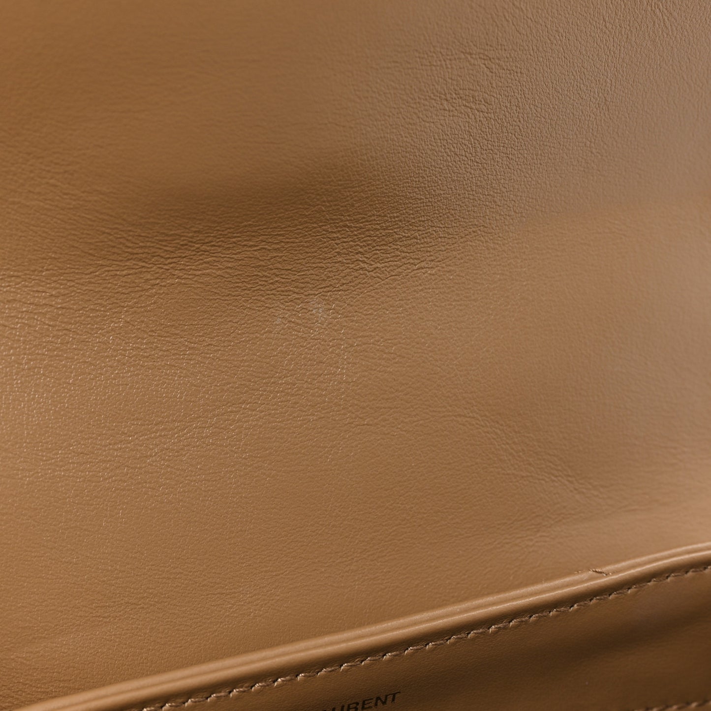 Calfskin Y Quilted Monogram Toy Loulou Crossbody Bag Natural Tan