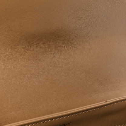 Saint Laurent Calfskin Y Quilted Monogram Toy Loulou Crossbody Bag Natural Tan 11 of 11