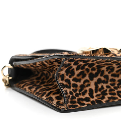 Jimmy Choo Pony Hair Leopard Print Madeline Shoulder Bag Natural Mix 6 of 7