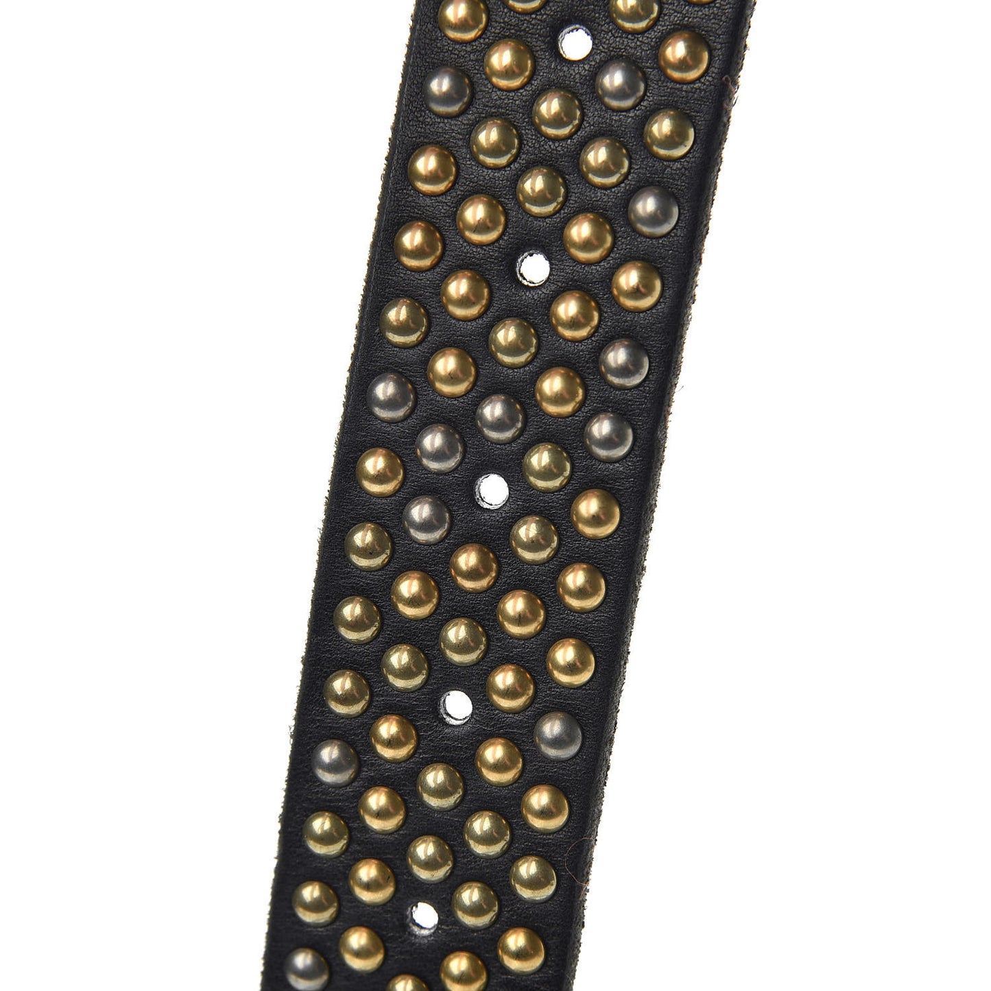 Calfskin Studded Feline Belt 100 40 Black