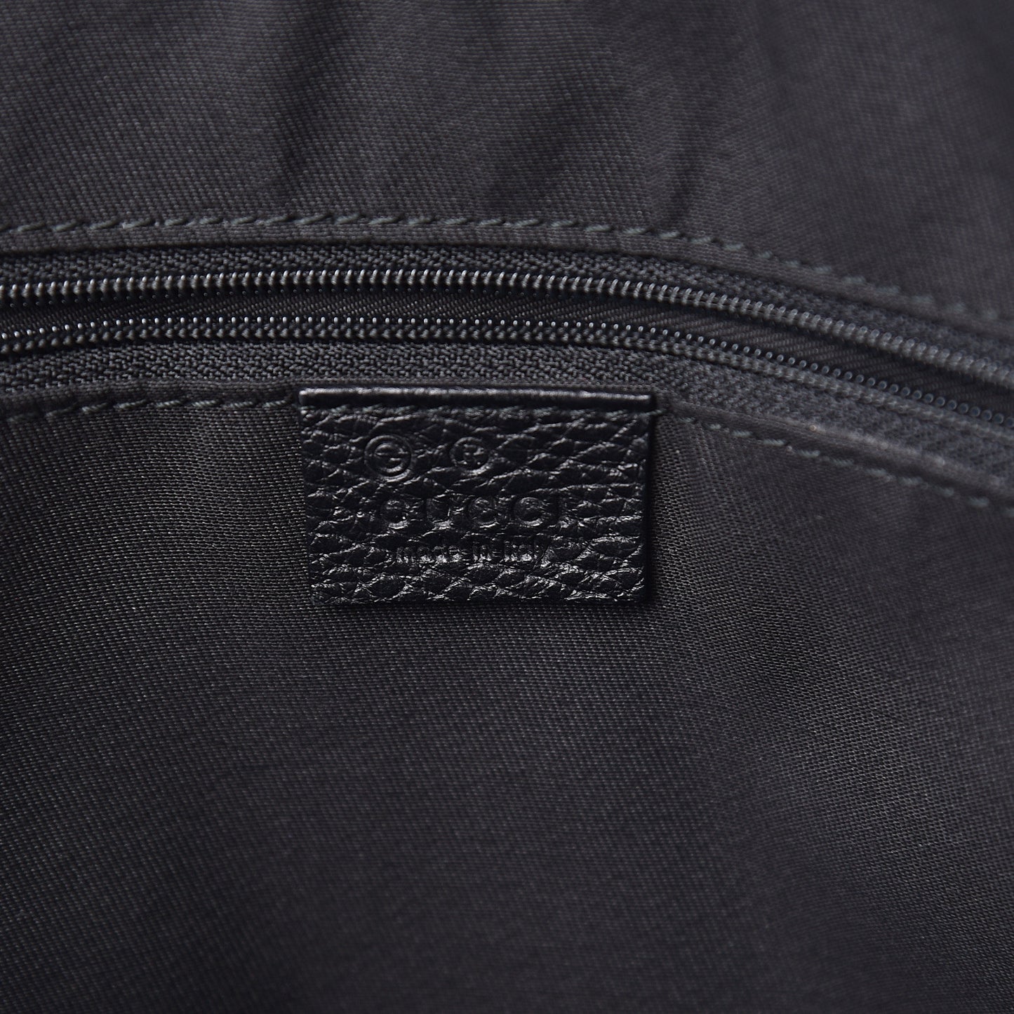 Denim Monogram Abbey Medium Tote Black