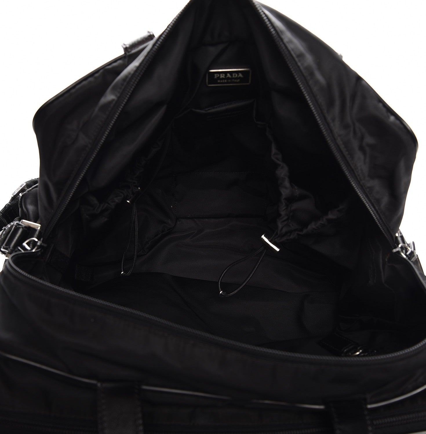 Prada Tessuto Nylon Vela Diaper Bag Black 6 of 9