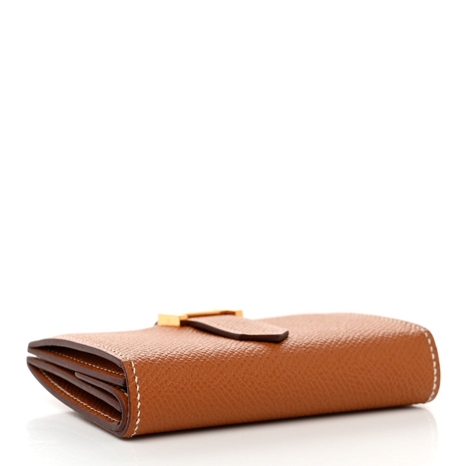 Hermes Epsom Mini Bearn Wallet Gold 4 of 8