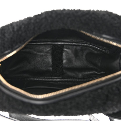 The Row Shearling Calfskin Belt Bag Black 5 of 11