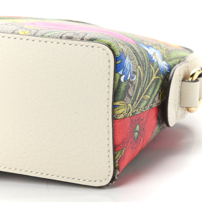 Gucci GG Supreme Monogram Flora Web GG Small Ophidia Dome Shoulder Bag White 9 of 9