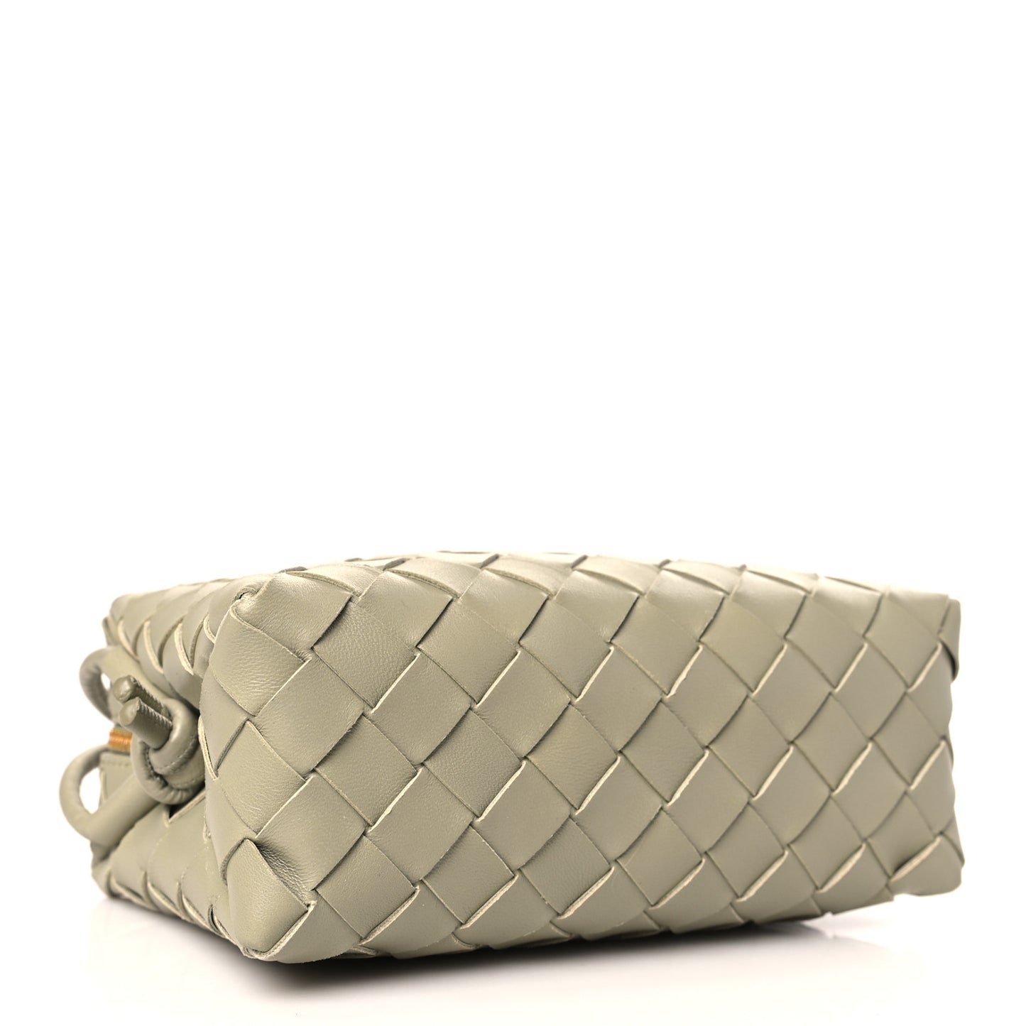 Nappa Intrecciato Mini Loop Camera Bag Travertine