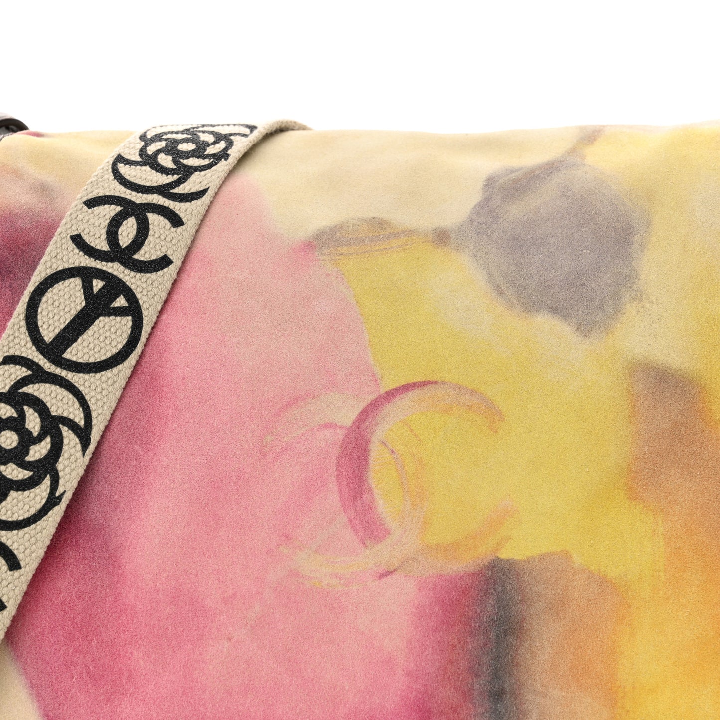 Printed Ultra Soft Lambskin Medium Flower Power Messenger
