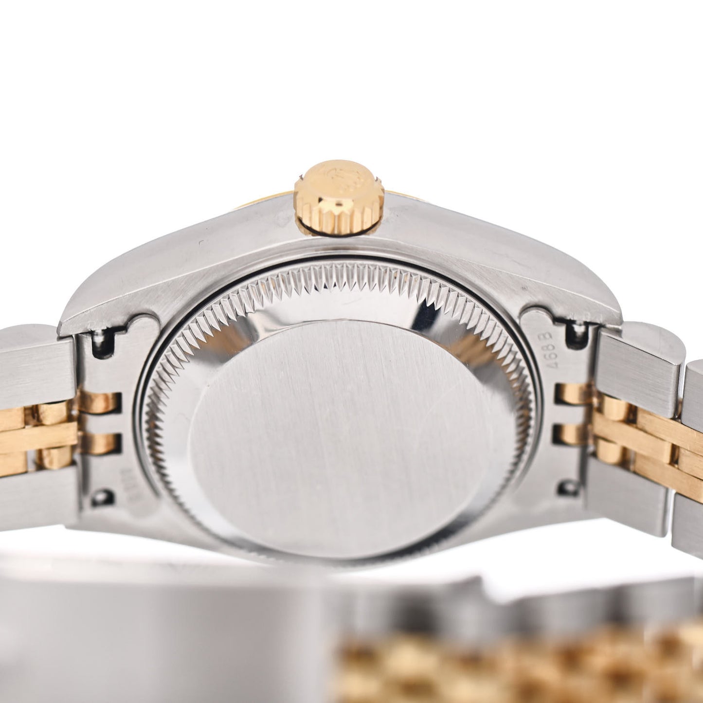 Stainless Steel 18K Yellow Gold Diamond 26mm Oyster Perpetual Datejust Watch Champagne 79173