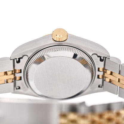 Rolex Stainless Steel 18K Yellow Gold Diamond 26mm Oyster Perpetual Datejust Watch Champagne 79173 4 of 4