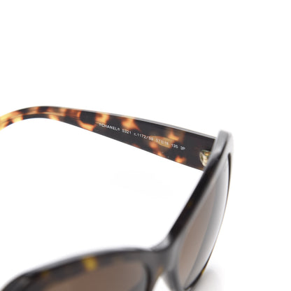Chanel Acetate Polarized Cat Eye Sunglasses 5321 Tortoise 5 of 7