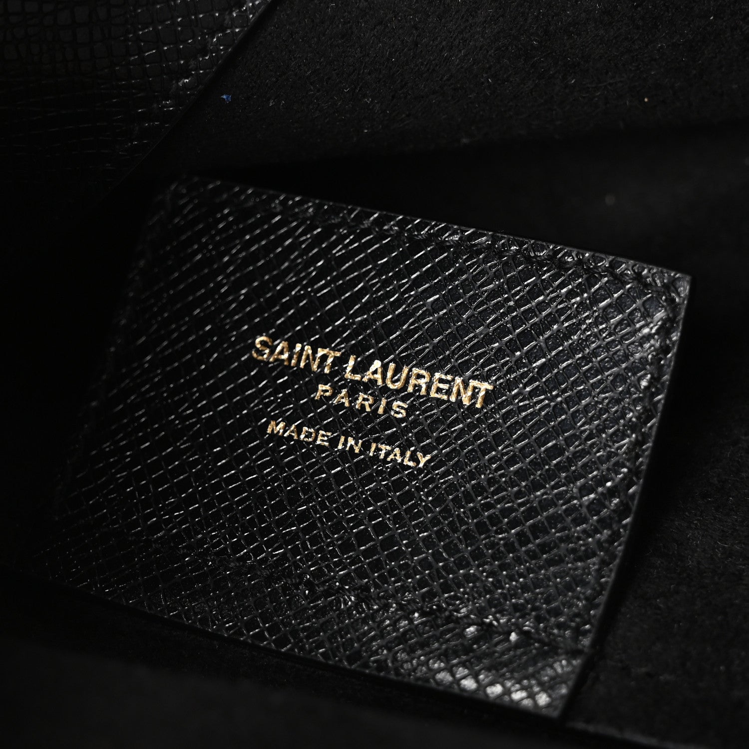 Saint Laurent Calfskin Large Shopping Tote Black 7 of 11
