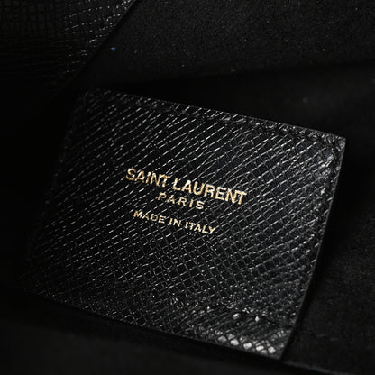 Saint Laurent Calfskin Large Shopping Tote Black 7 of 11