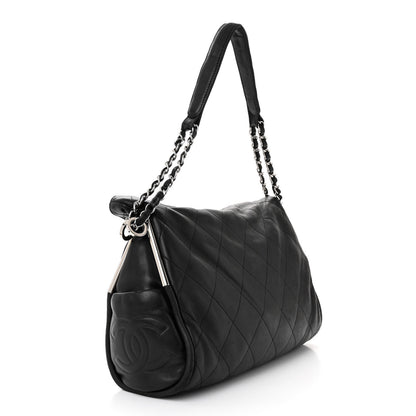 Chanel Lambskin Stitched Medium Ultimate Soft Tote Black 4 of 12
