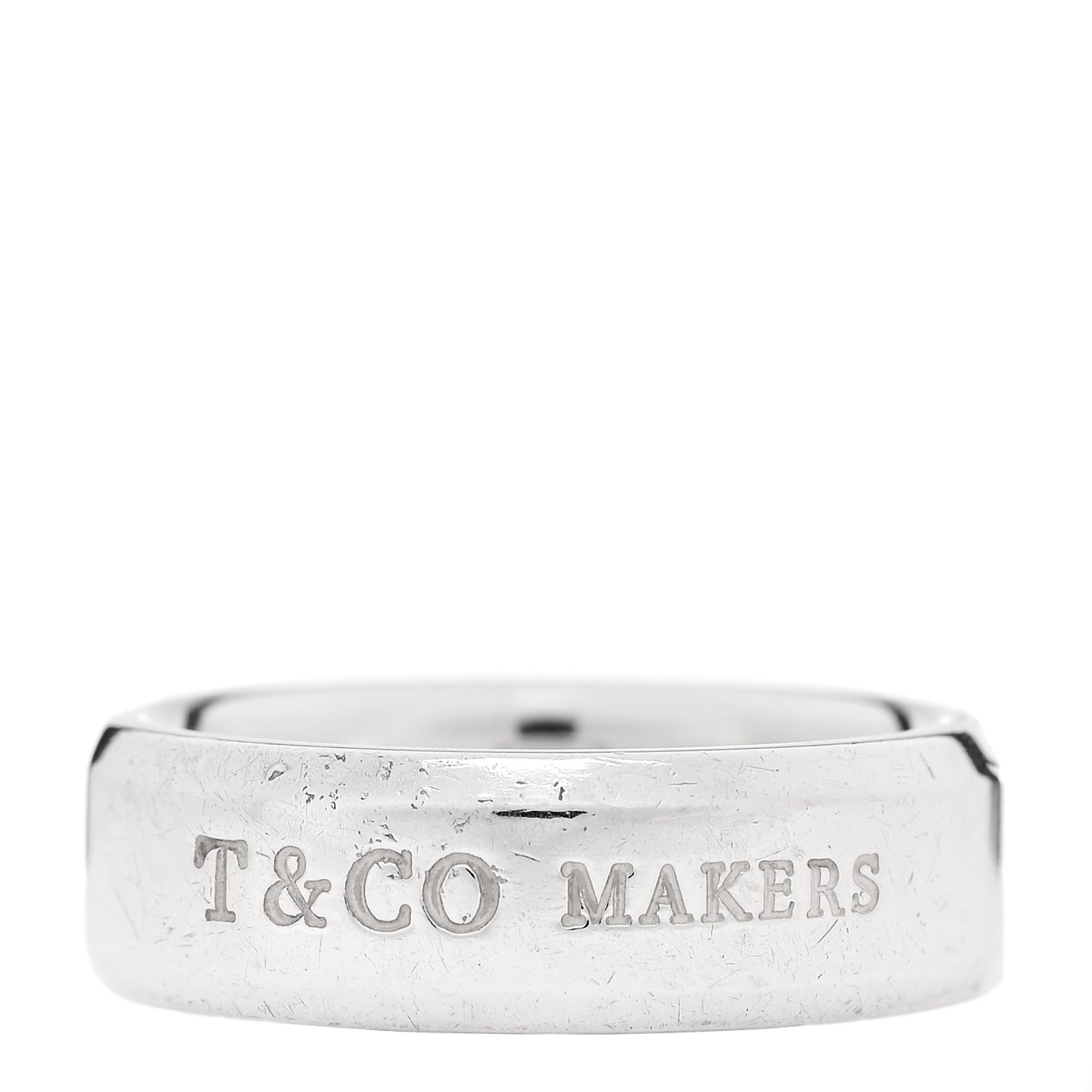 Sterling Silver 1837 Makers Medium Slice Ring 58 8.5