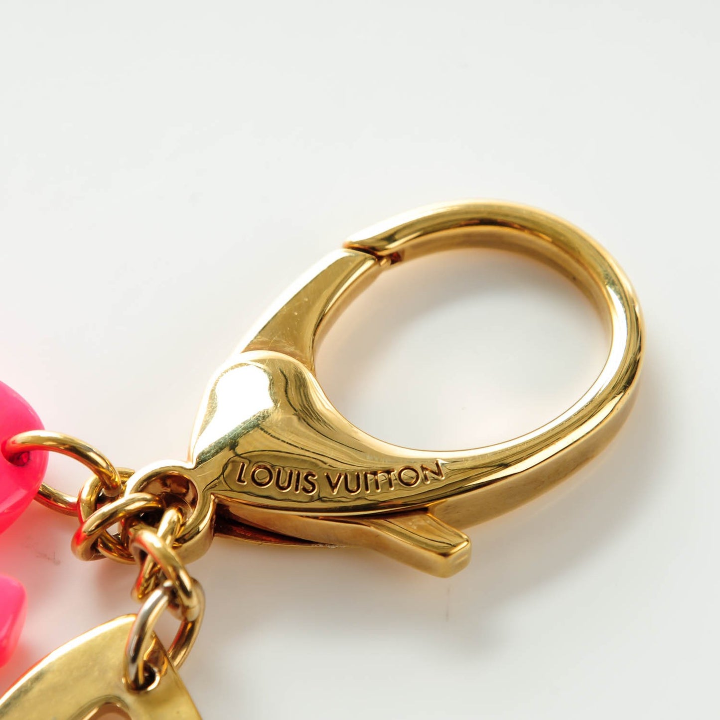 Graffiti Bag Charm Pink