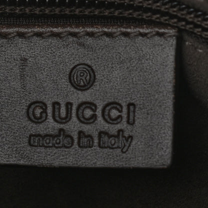 Gucci GG Supreme Monogram Small Zippered Tote Dark Brown 6 of 12
