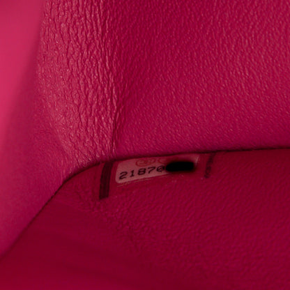Chanel Lambskin Quilted Jumbo Double Flap Fuchsia 7 of 7