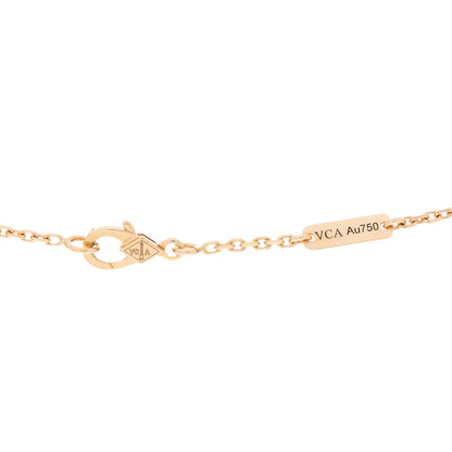 Van Cleef & Arpels 18K Yellow Gold Diamond Large Frivole Pendant Pave Necklace 4 of 6