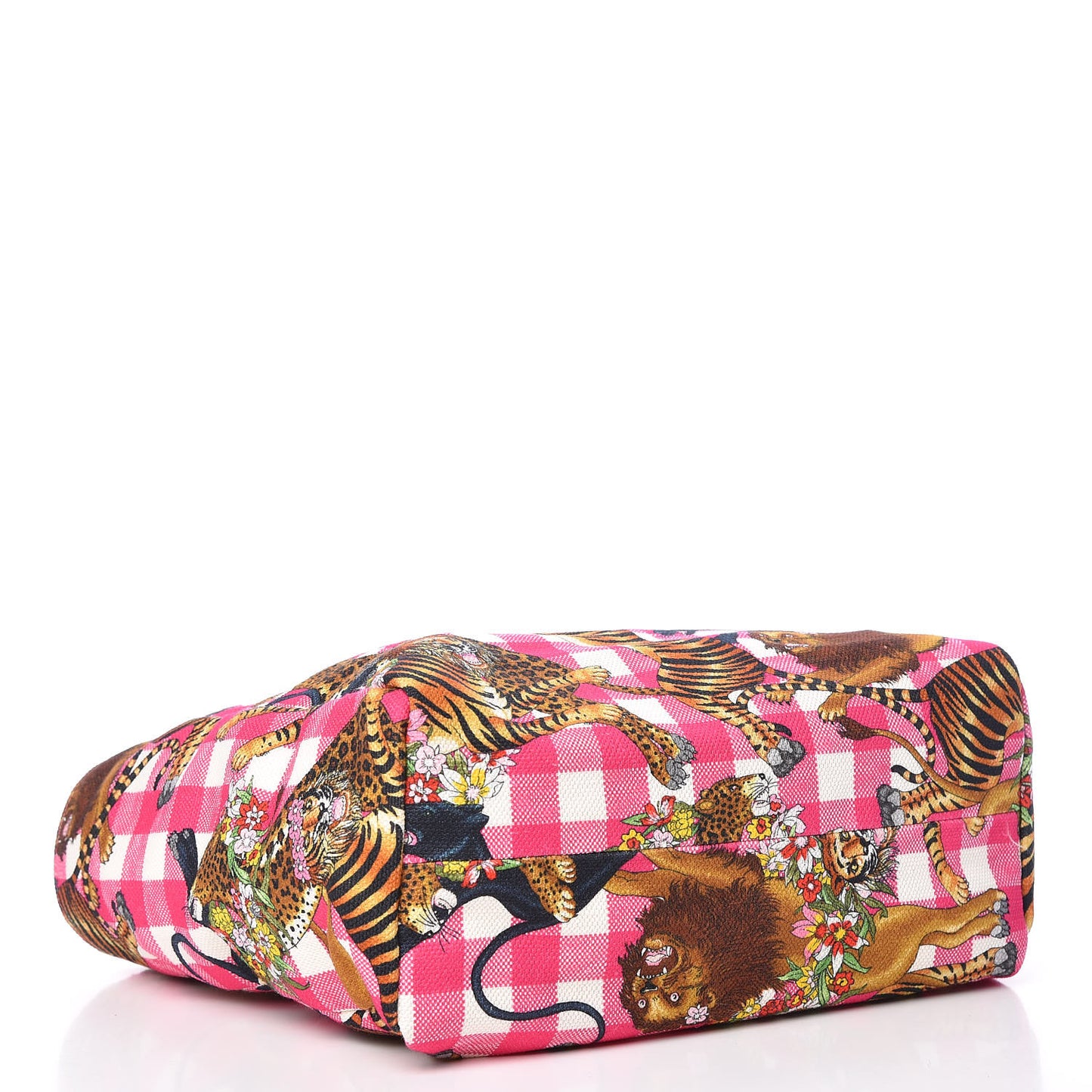 Canvas Kids Tiger Print Tote Multicolor