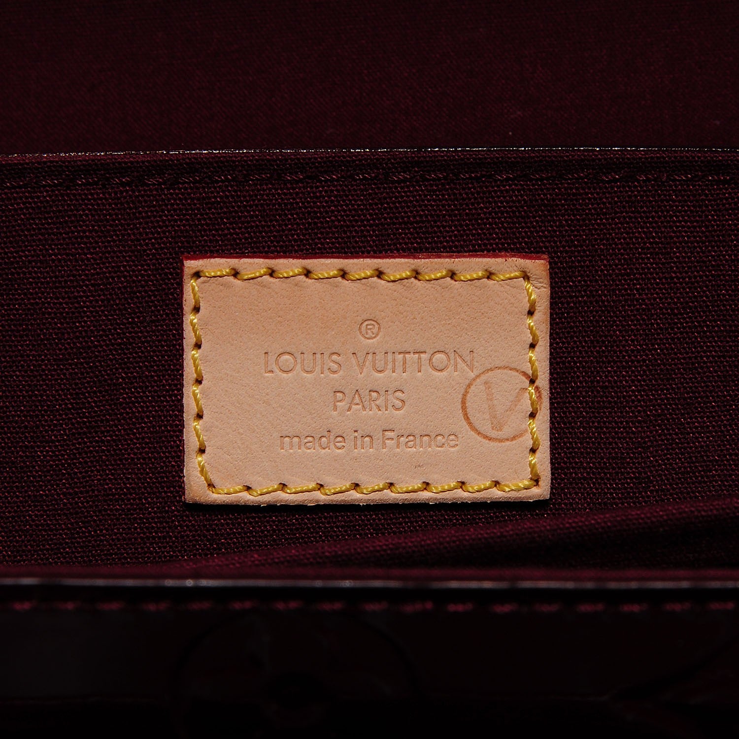 Louis Vuitton Vernis Romaine Rouge Fauviste 5 of 7
