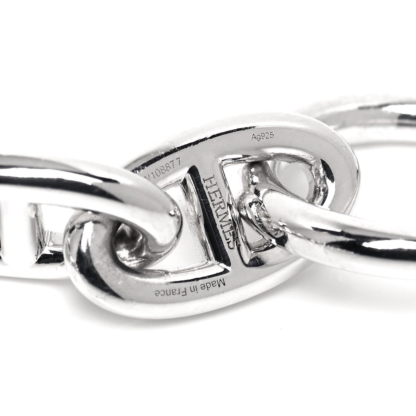 Sterling Silver GM Chaine D'Ancre Bracelet 12