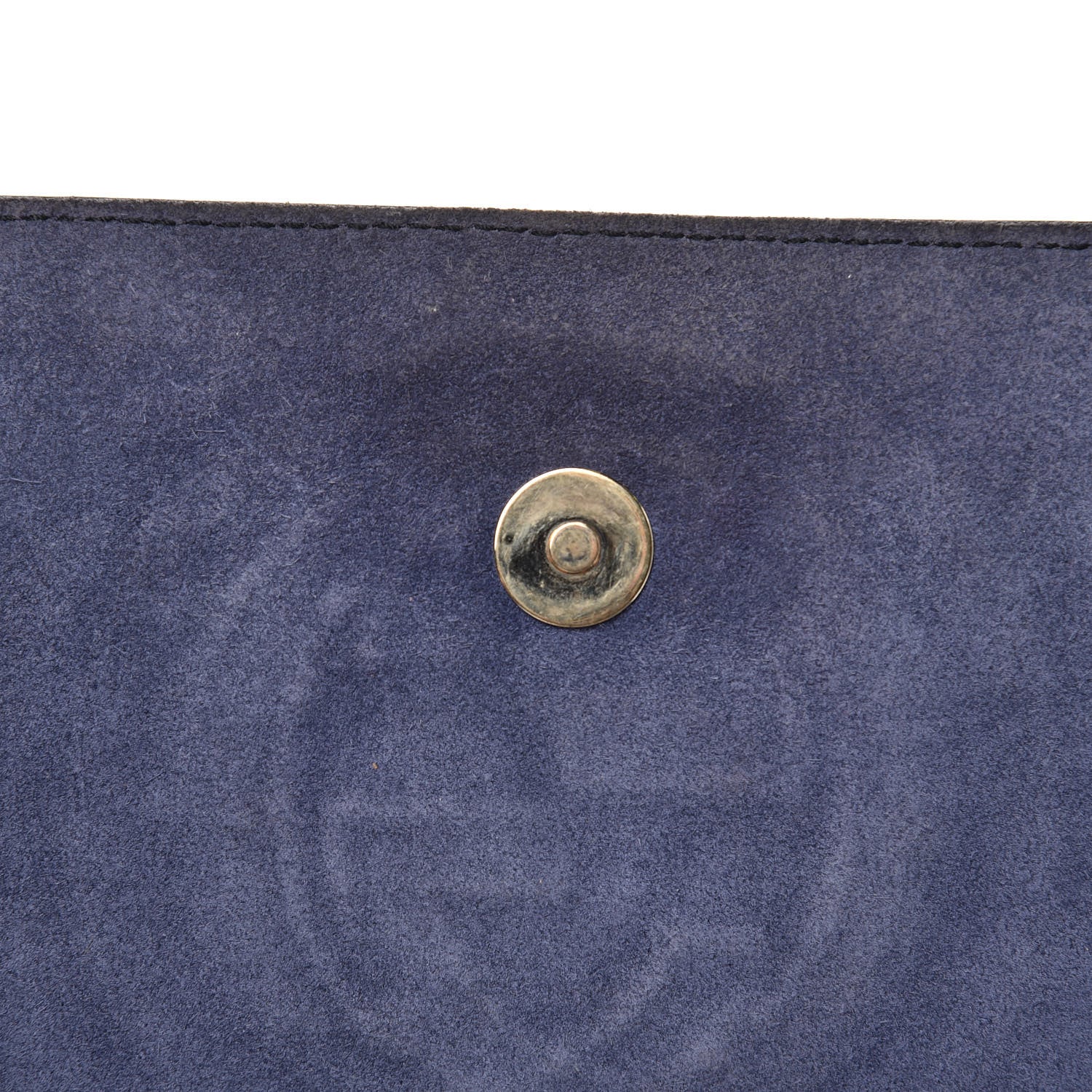 Gucci Soft Patent Medium Soho Clutch Uniform Blue 8 of 9