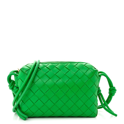 Bottega Veneta Nappa Intrecciato Mini Loop Camera Bag Parakeet 1 of 11