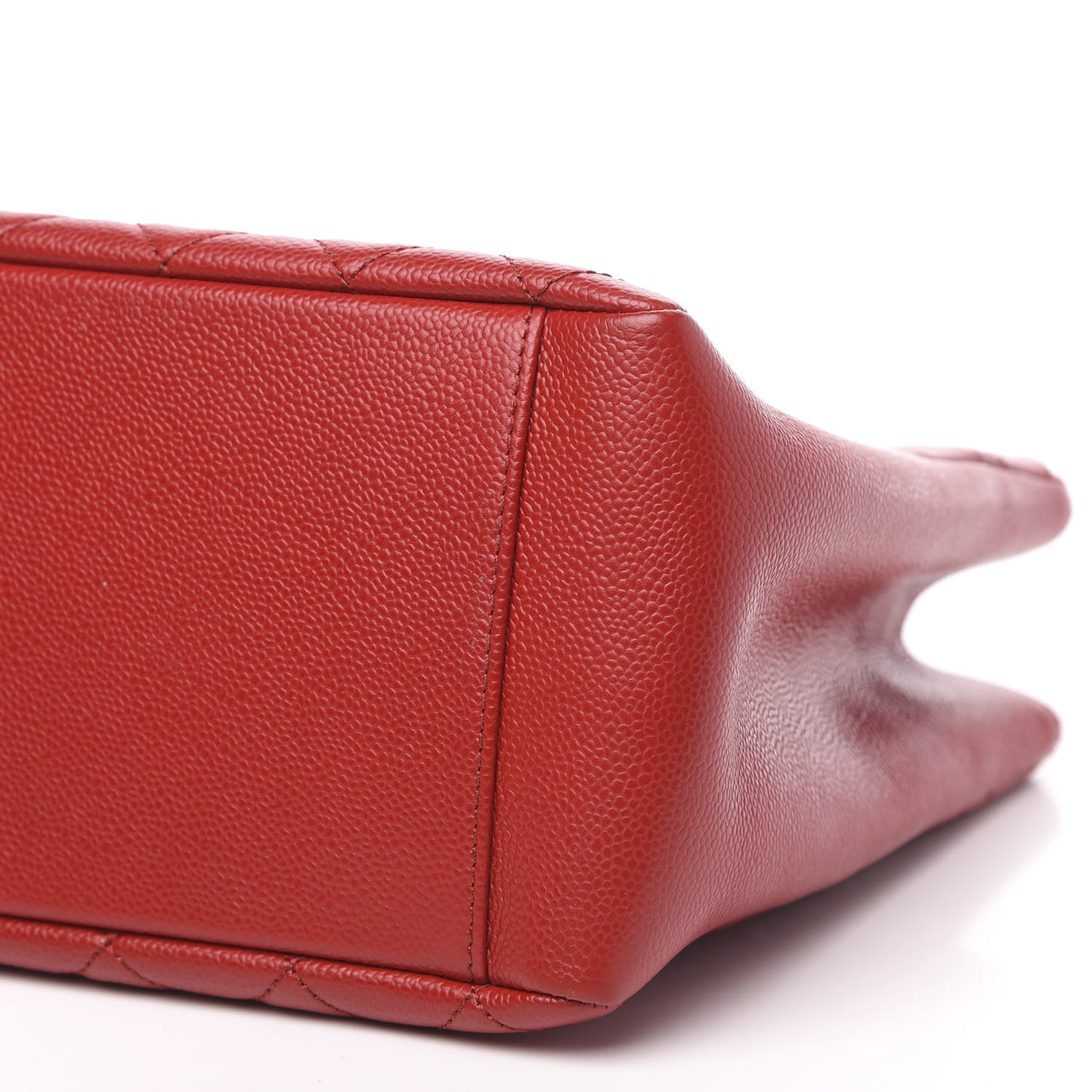 Caviar Quilted Grand Shopping Tote GST Red