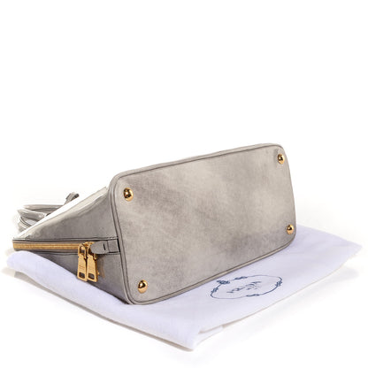 Prada Spazzolato Promenade Tote Quarzo Fume 4 of 11