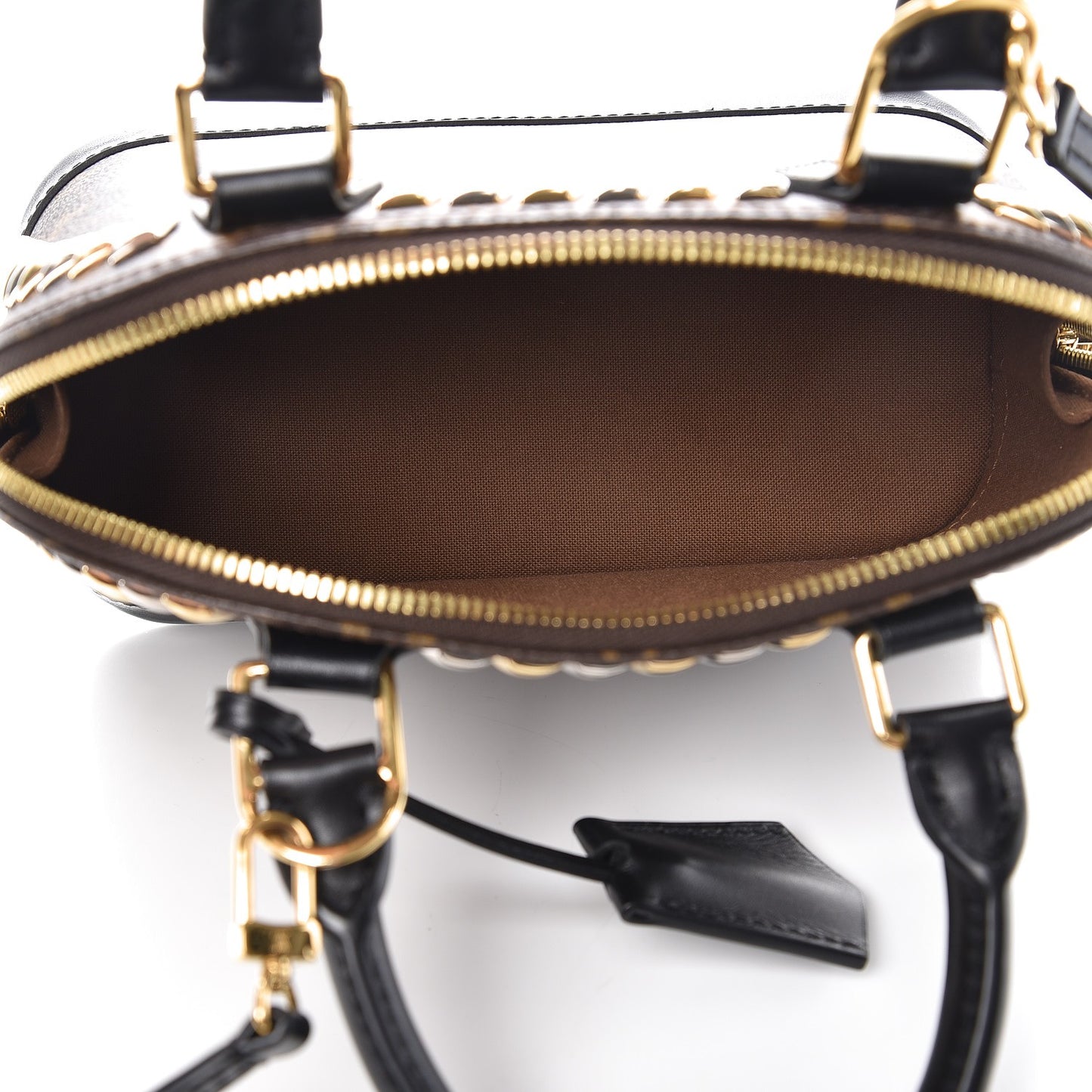 Monogram Macassar Studded Alma BB