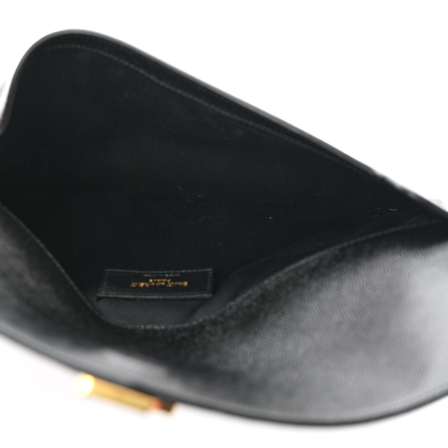 Saint Laurent Grain De Poudre Uptown Pouch Black 5 of 8