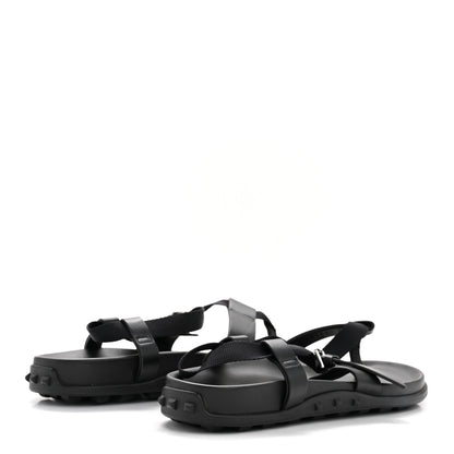 Hermes Calfskin Womens Inboard Sandals 38 Black 10 of 18