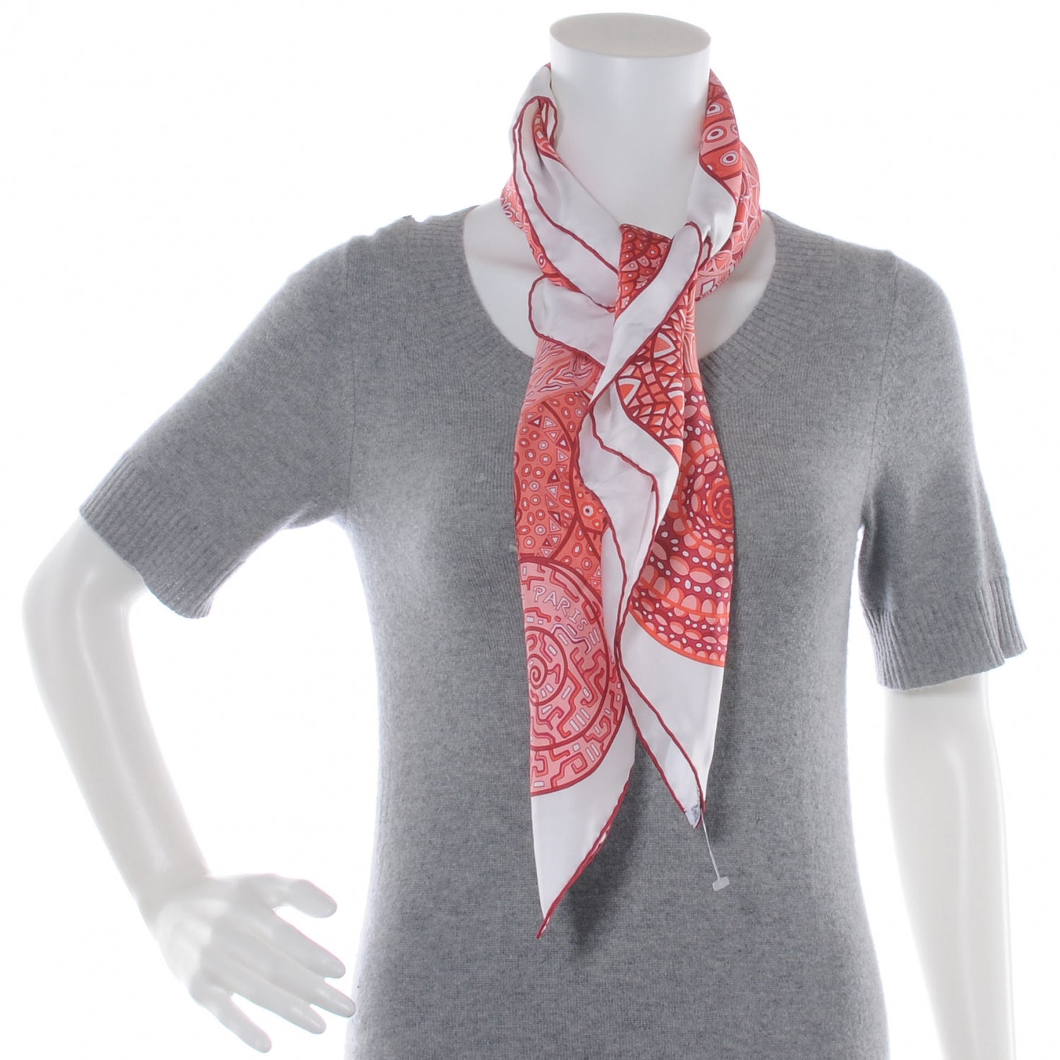 Hermes Silk Reves d Escargots Scarf 90 4 of 6