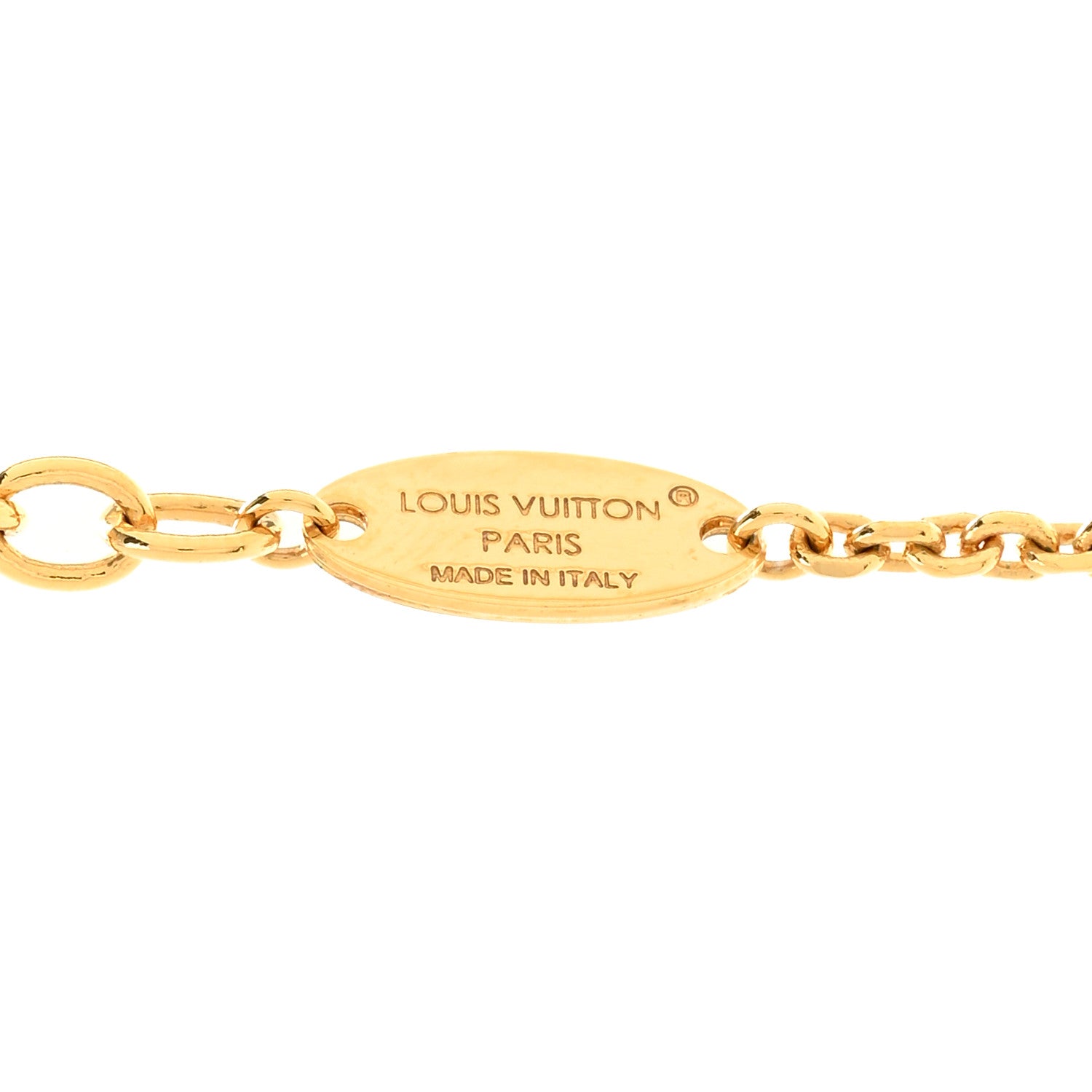 Louis Vuitton Metal Blooming Supple Necklace Gold 5 of 8