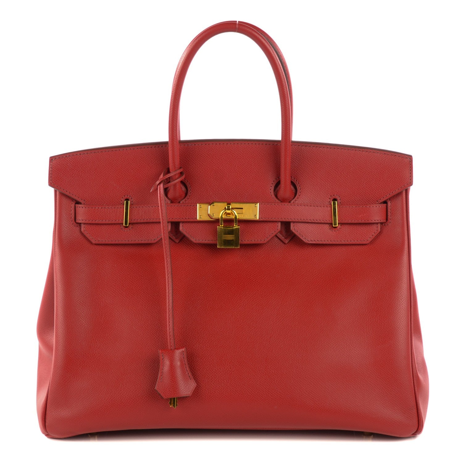Hermes Epsom Birkin 35 Rouge Garance 1 of 16